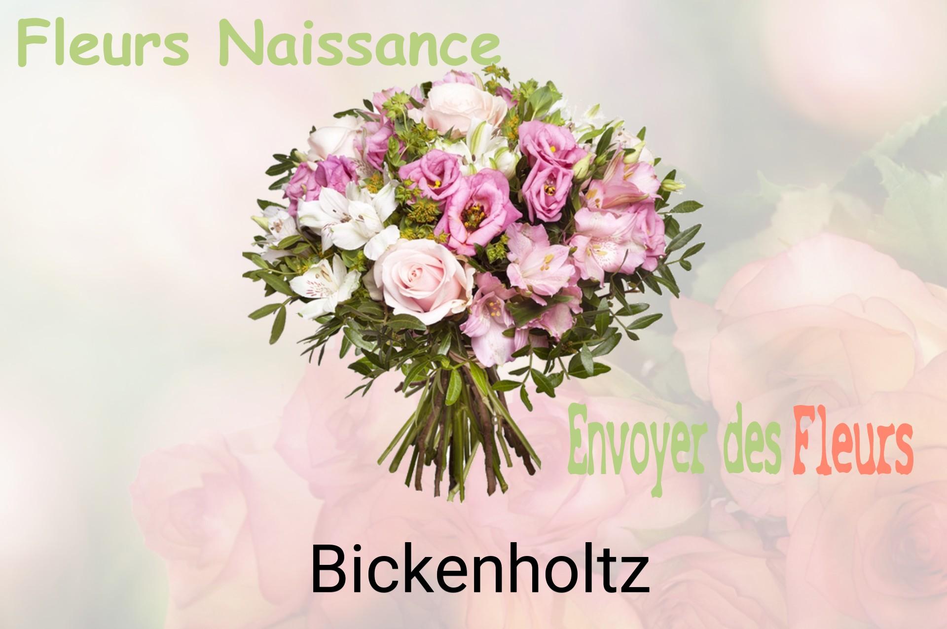 Bouquet de fleurs de naissance livré à Bickenholtz